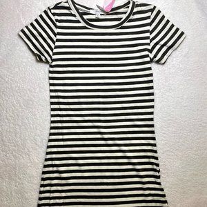 NWT Striped Bodycon Mini Dress (Medium)